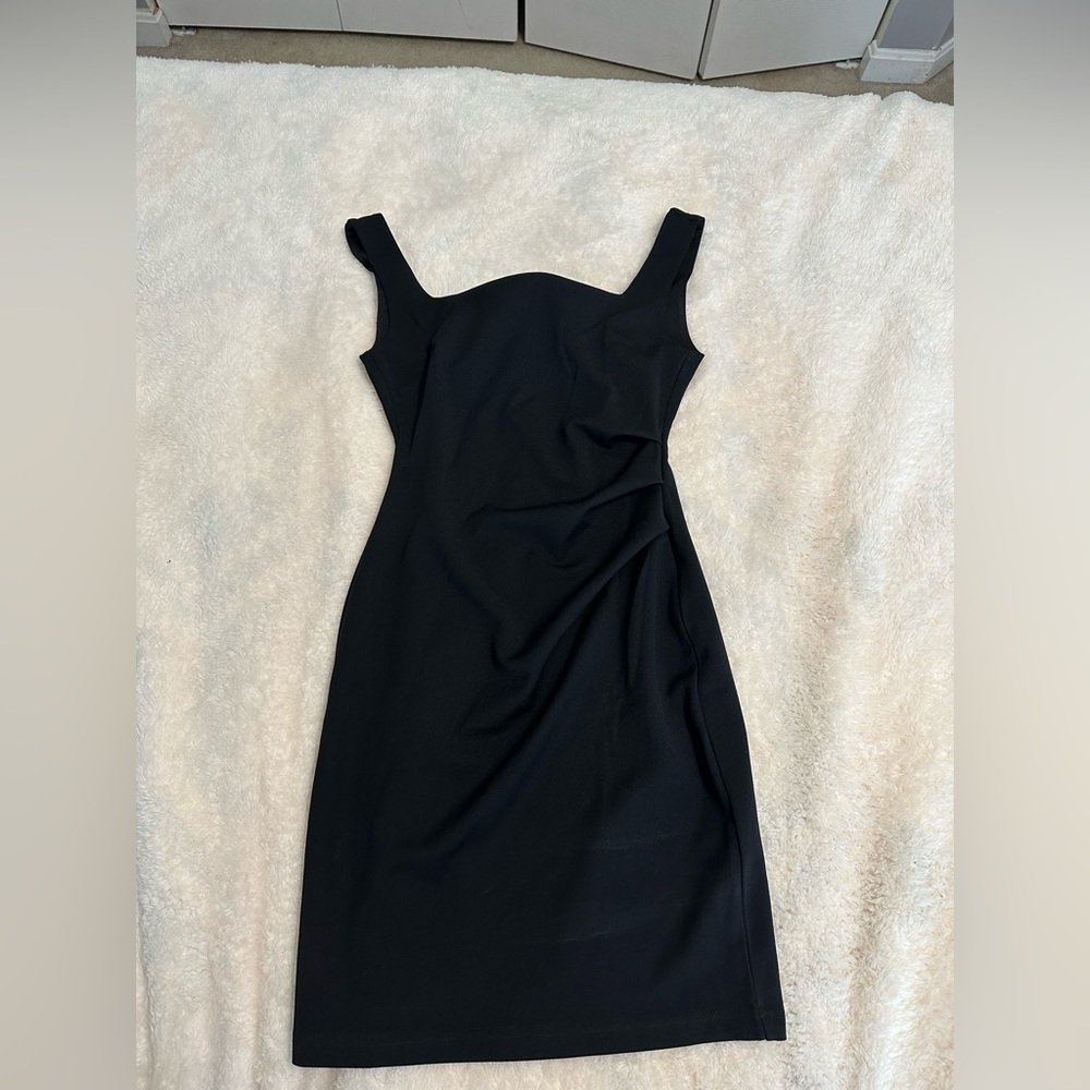 XS - H&M A-symmetrical Little Black Dress NWT